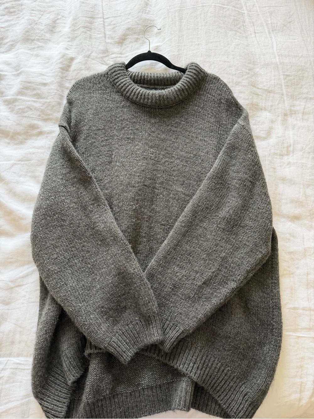 ASOS Women's Gray Turtleneck Sweater